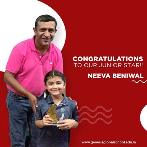 Congratulating! Genesian Neeva Beniwal 