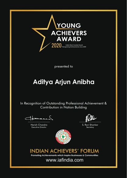 Young Achievers Award, 2020 