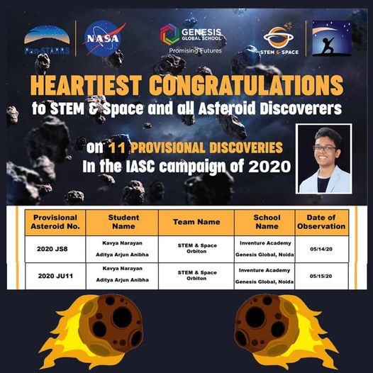 STEM & Space Asteroid Search Campaign 