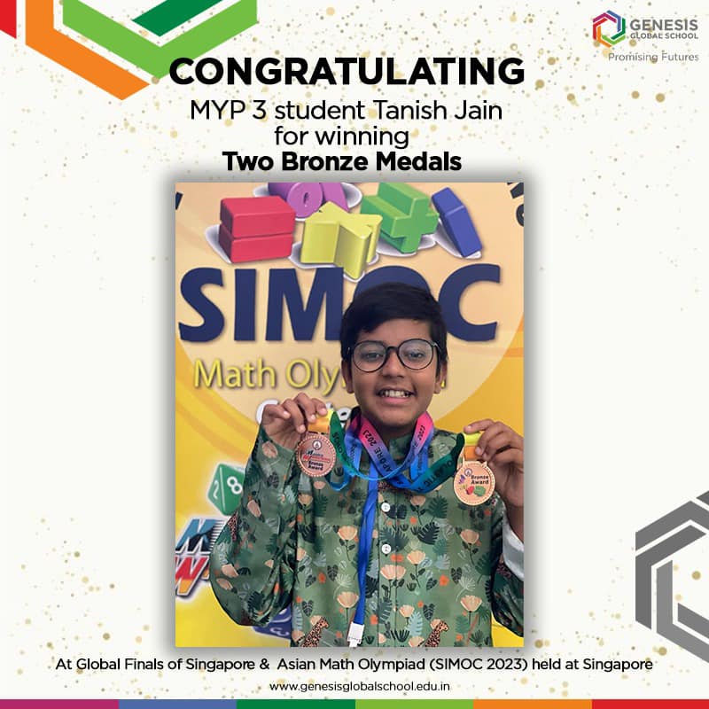 Congratulating MYP 3 Student 